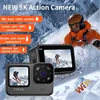 5K Action Camera WiFi 4K 60FPS Dual IPS 2.2 Touch LCD DVR 170° Wide Angle Waterproof 5X Zoom Sport Camera Anti-shake With Remote 1