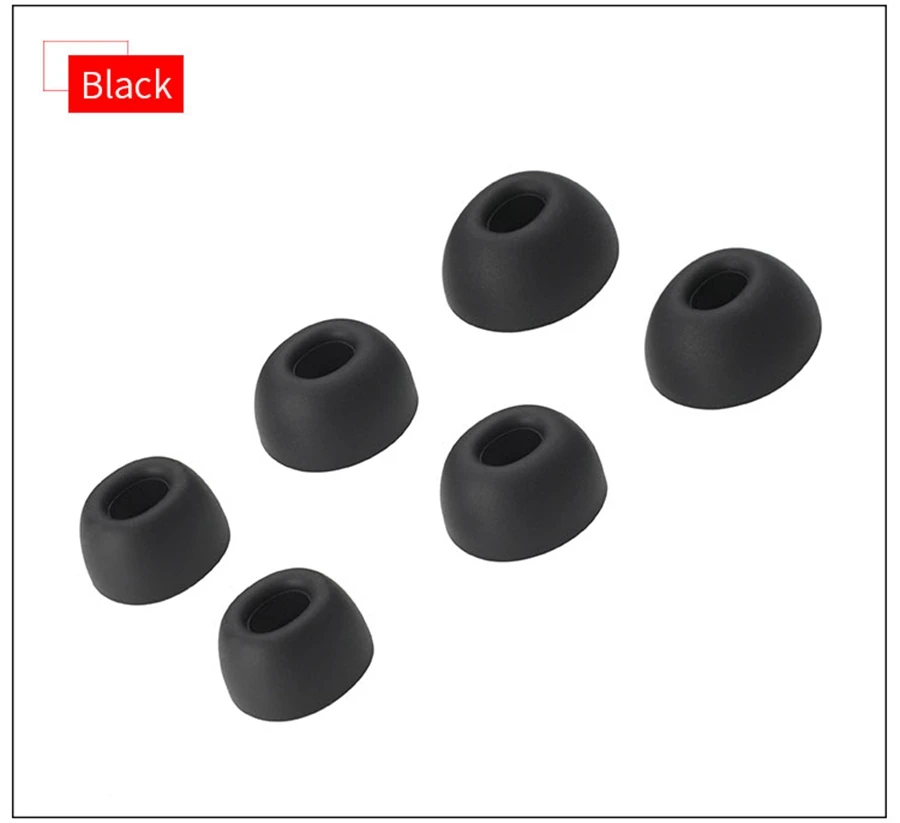 6Pcs Silicone Ear Tips for XIAOMI Redmi Buds6 Pro True Wireless Earbuds Eartips REDMI Buds5 Pro TWS Tips headphones Earplugs
