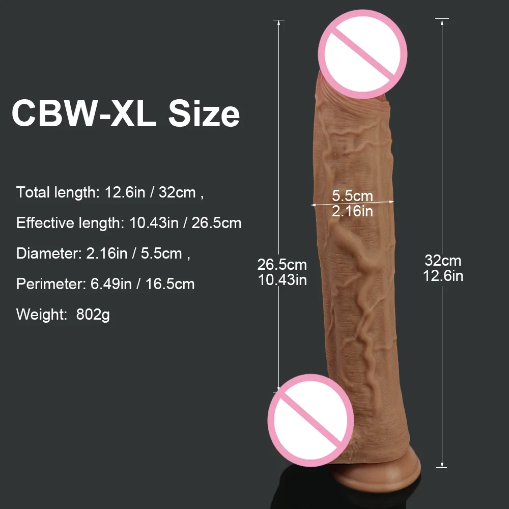 Big Dildo Erotic Soft Double-layer Silicone Long Dildos Realistic Penis Suction Cup Dick For Anal Orgasm Adult Sex Toy For Woman sex toys
