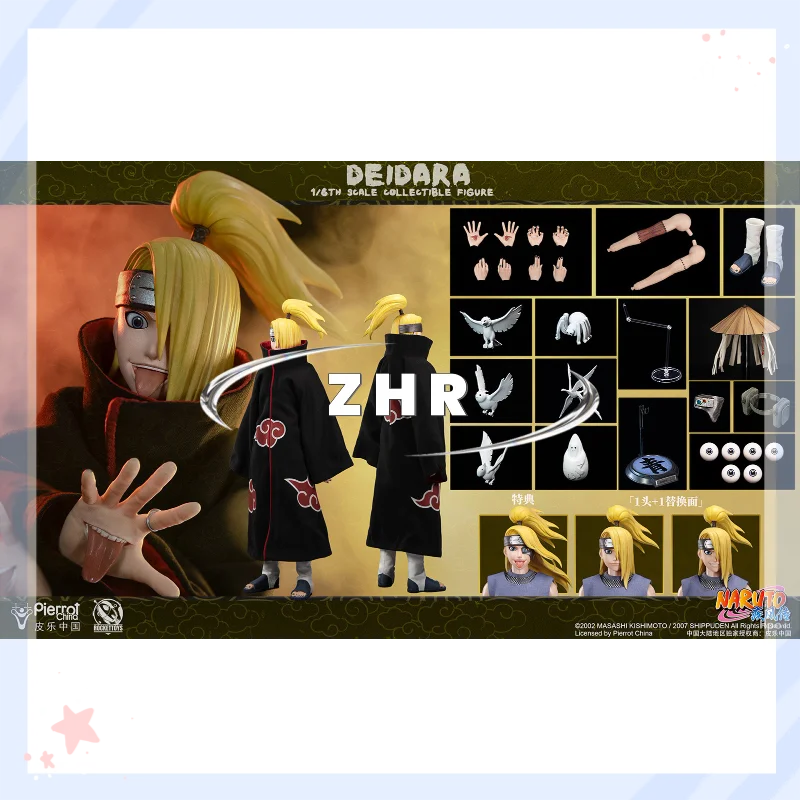 In Stock RocketToys ROC-008 Naruto Shipsu Deidara 1/6