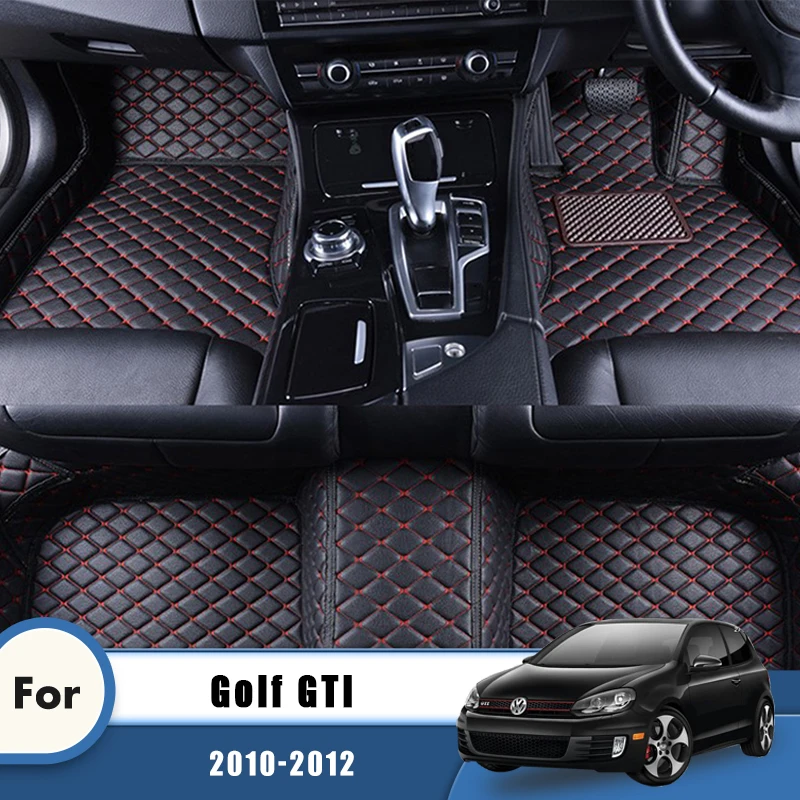 Rhd Carpets For Golf Gti 2010 2011 2012 Car Floor Mats Auto Interior Accessories Parts Custom Cover Floorliner For Volkswagen Vw