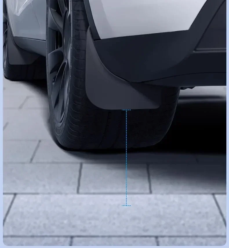 Schmutzfänger für Tesla Model Y Juniper 2026 Auto-Radabdeckungen Spritzschutz Kotflügel Vorne Hinten TPE-Schutz – Detail 21