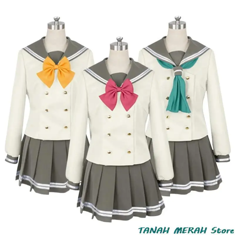 

Anime Takami Chika Watanabe You Tsushima Yoshiko Ruby Dia Kurosawa Sakurauchi Riko Lovelive Sunshine Aqours Cosplay Costume Suit