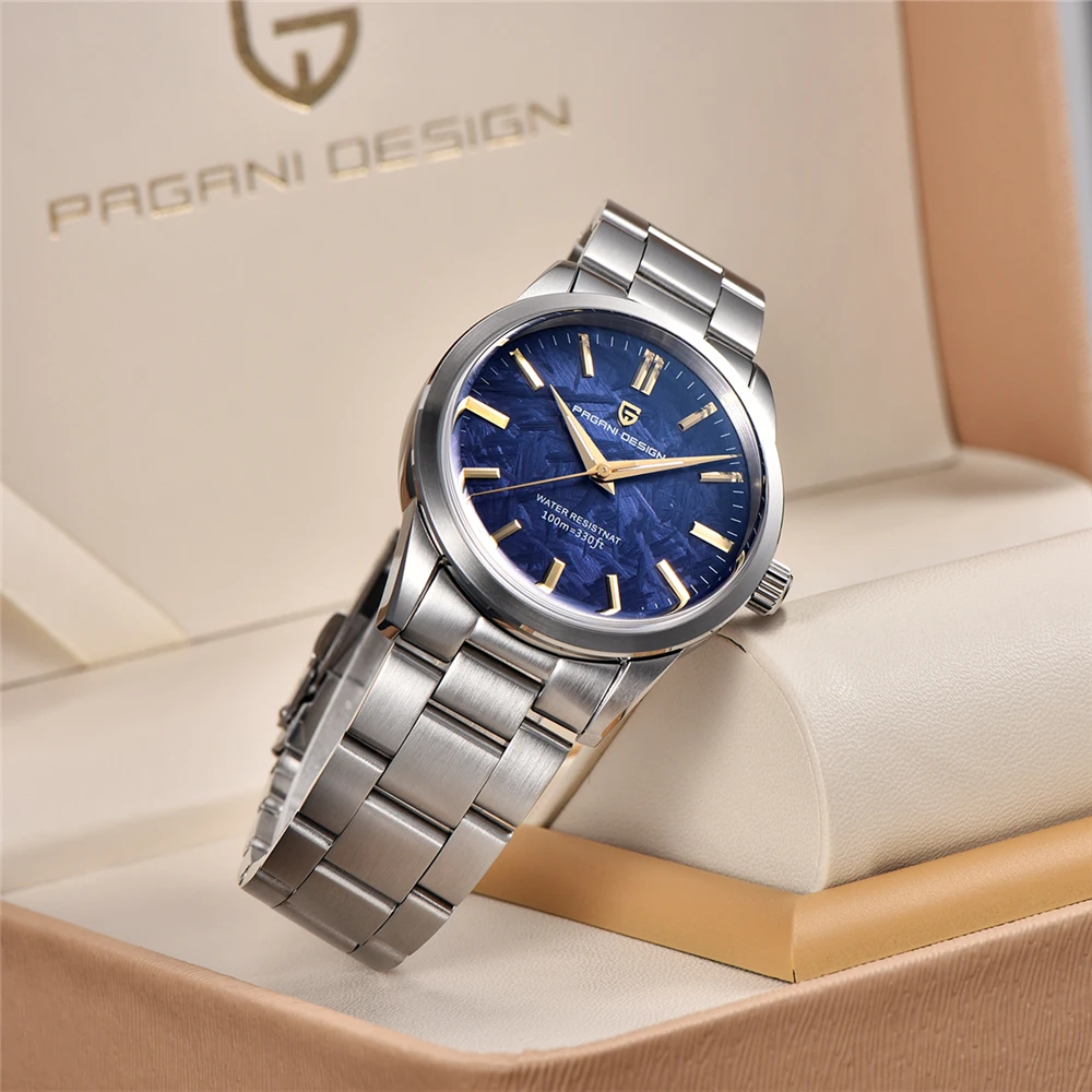 2022 New PAGANI DESIGN Men's Automatic Quartz Watch Top Brand VH31 Stainless Steel 100 Waterproof AR Sapphire Glass Reloj Hombre