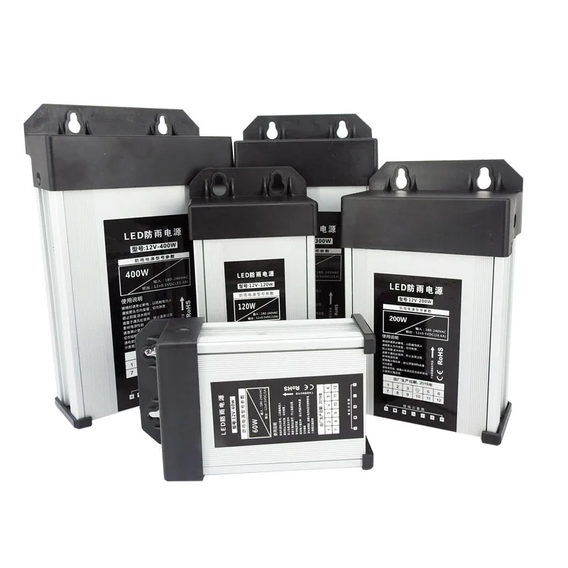 dc volt prova de chuva fonte alimentacao comutacao smps ao ar livre ac transformador adaptador 01
