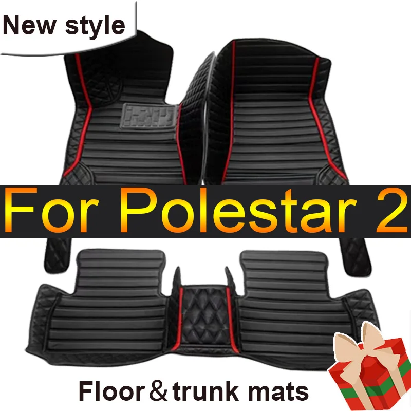 

Автомобильные коврики для Polestar 2 2020-2022, Прямая поставка, аксессуары для автомобильного интерьера, кожаные коврики, коврики, подкладки для ног