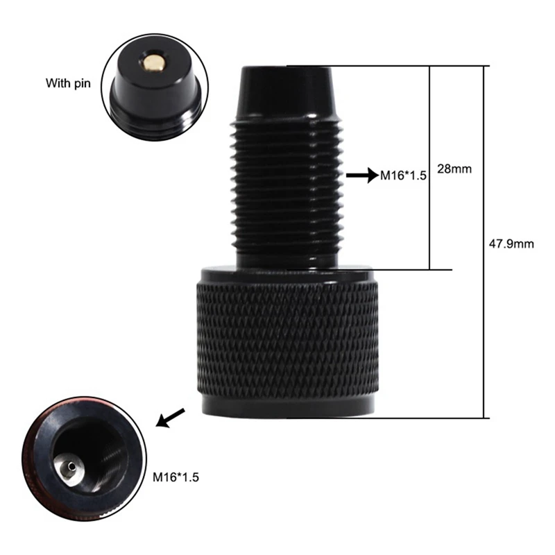 One Way Adapter M16x1.5 Threads CO2 Saver Adapter 88G 90G CO2 Saver