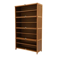 70/80cm Shoes Storage Organizer Free Standing Shoes Shelves Cabinet Shoe rack with Doors 4