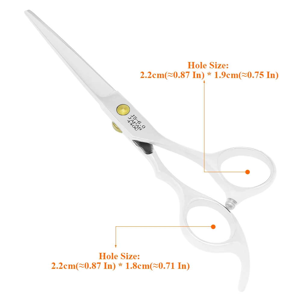 6 인치 전문 미용 가위 세트 일본 강철 날카로운 칼날 이발사 헤어 커팅 가위 살롱 가위 A0087A