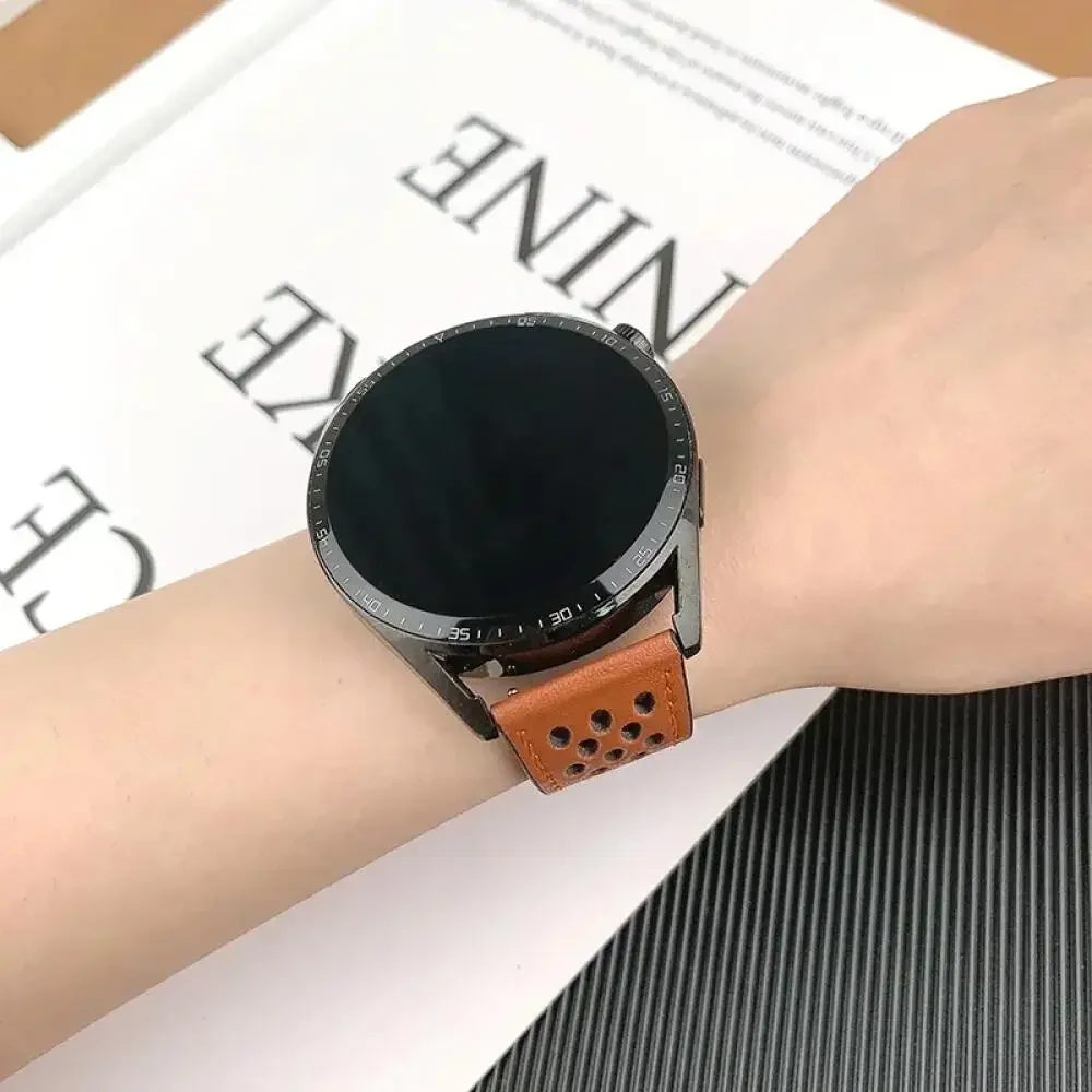 Silicone and Leather Magnetic Strap - 20mm/22mm Band
