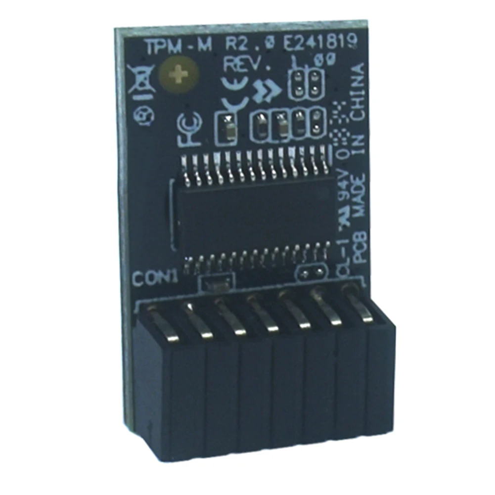 Asus TPM-M TPM 모듈, 15x25mm 14-1 핀, Trusted Platform (TPM) 모듈, Asus 마더보드용 컴퓨터 TPM-M R2.0