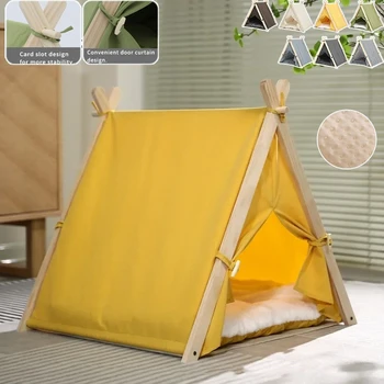 Portable Pet Teepee Bed House 1