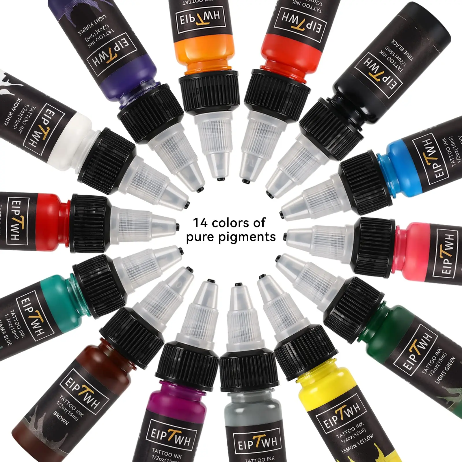 14-Color Tattoo Ink Set Tattoo Pigment Set Supplies Professional Supply For Body Art Long Lastingts tattoo ink tattoo ink pigment tattoo ink kit
