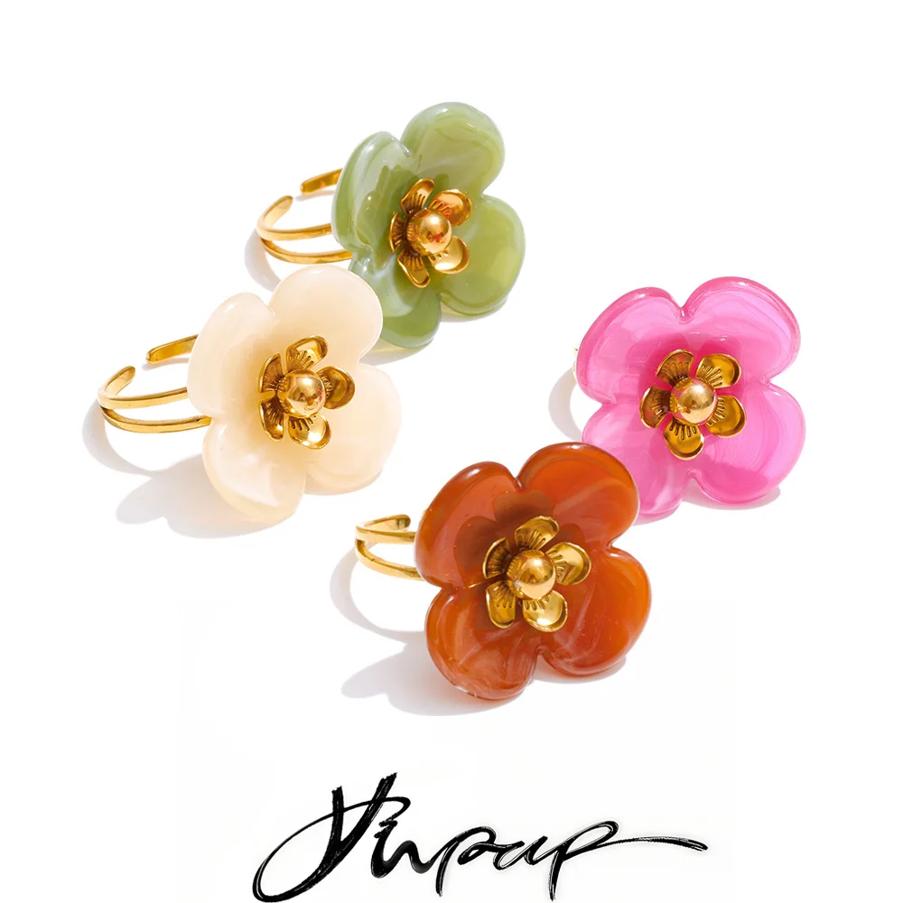 Yhpup Y2K Adjustable Ring Women