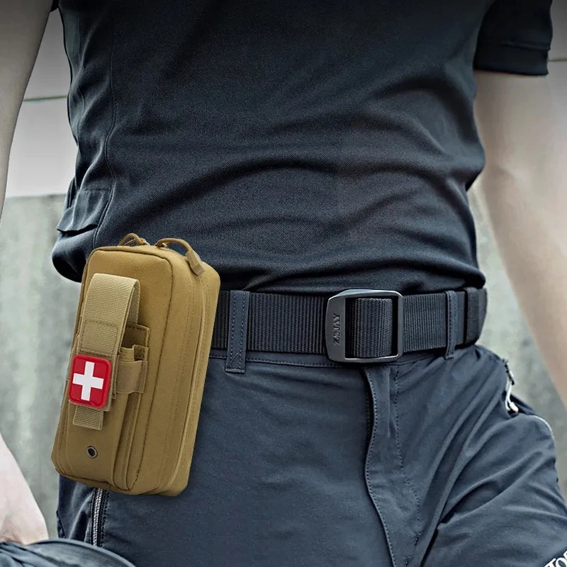 First Aid Pouch First Aid Kit Survival Tool Trauma Survival Kit First Aid Medical Pouch Emergency Survival Gear and Equipment with Molle Car Travel Hiking
