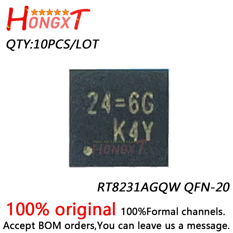 

10 шт., новинка 100%, RT8231AGQW QFN-20.