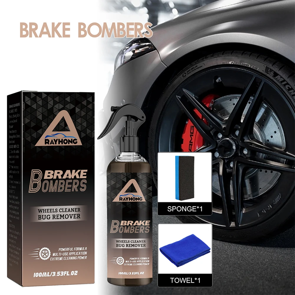 100ml Tires Dust Remover Long Lasting Car Cleaning Spray Tire Refurbishing Agent Car Maintenance Supplies
