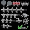 UXCELL Aquarium Air Bubble Stone Oxygen Pump T/Straight Tube Connectors Check Valve Sucker Fish Tank Pond Pump Tools Accessories 1