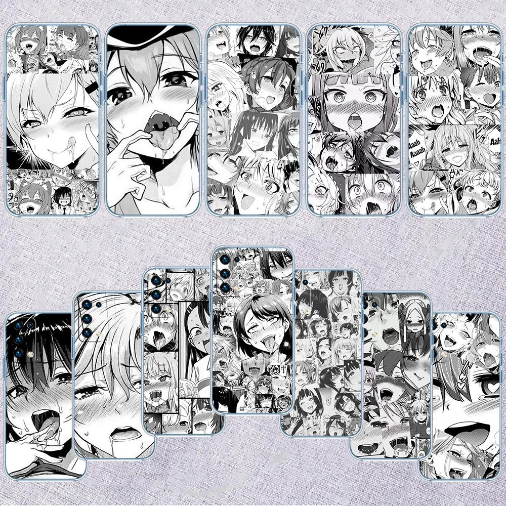 Kawaii Girl Transparent Phone Case - Japan-Inspired Design