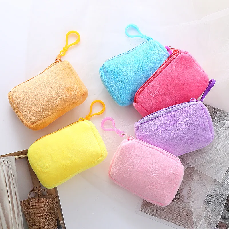 Korean Mini Fashion Square Coin Purse Women's Thin and Short Handbag