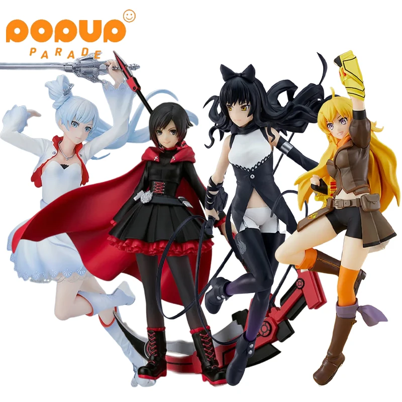 

GSC Original Pop Up Parade RWBY Blake Belladonna Ruby Rose Yang Xiao Long Weiss Schnee 17cm Anime Girl Figures Model Doll Toys