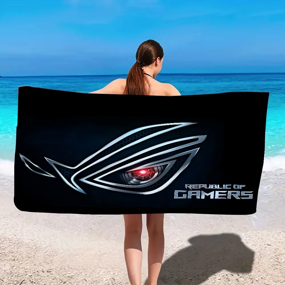 A-ASUS ROG R-Republic Towel Quick Drying Pure Cotton Polyester Thick Bath Towel, Sports Travel, Swimming And Surfing Towels 5
