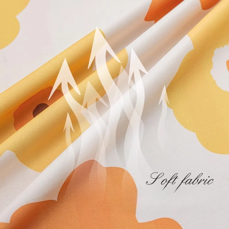 120/150/180/200/220cm 인쇄 침대 옆 등받이 보호 머리판 먼지 커버 모든 항목을 포함하는 레트로 침대 머리 커버 침실 장식