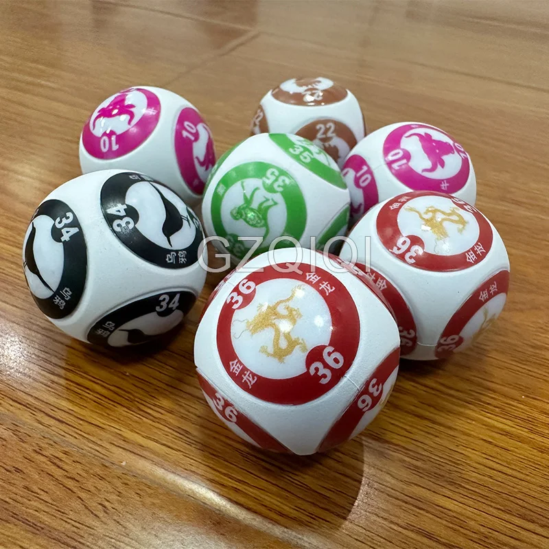 12 Zodiac lottery machine balls lottery machine numeros de bingo bingo profesional com cartela lotto chips