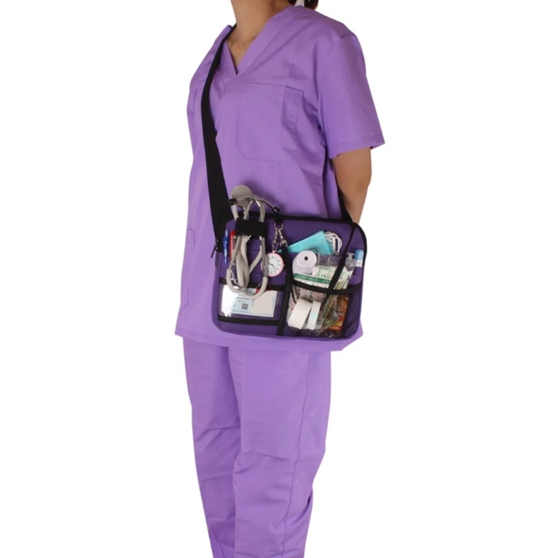 Nurse Fanny Pack Nurse Storage Bag Medical Multi Compartment Nurse Work Bag Adjustable Waist Belt