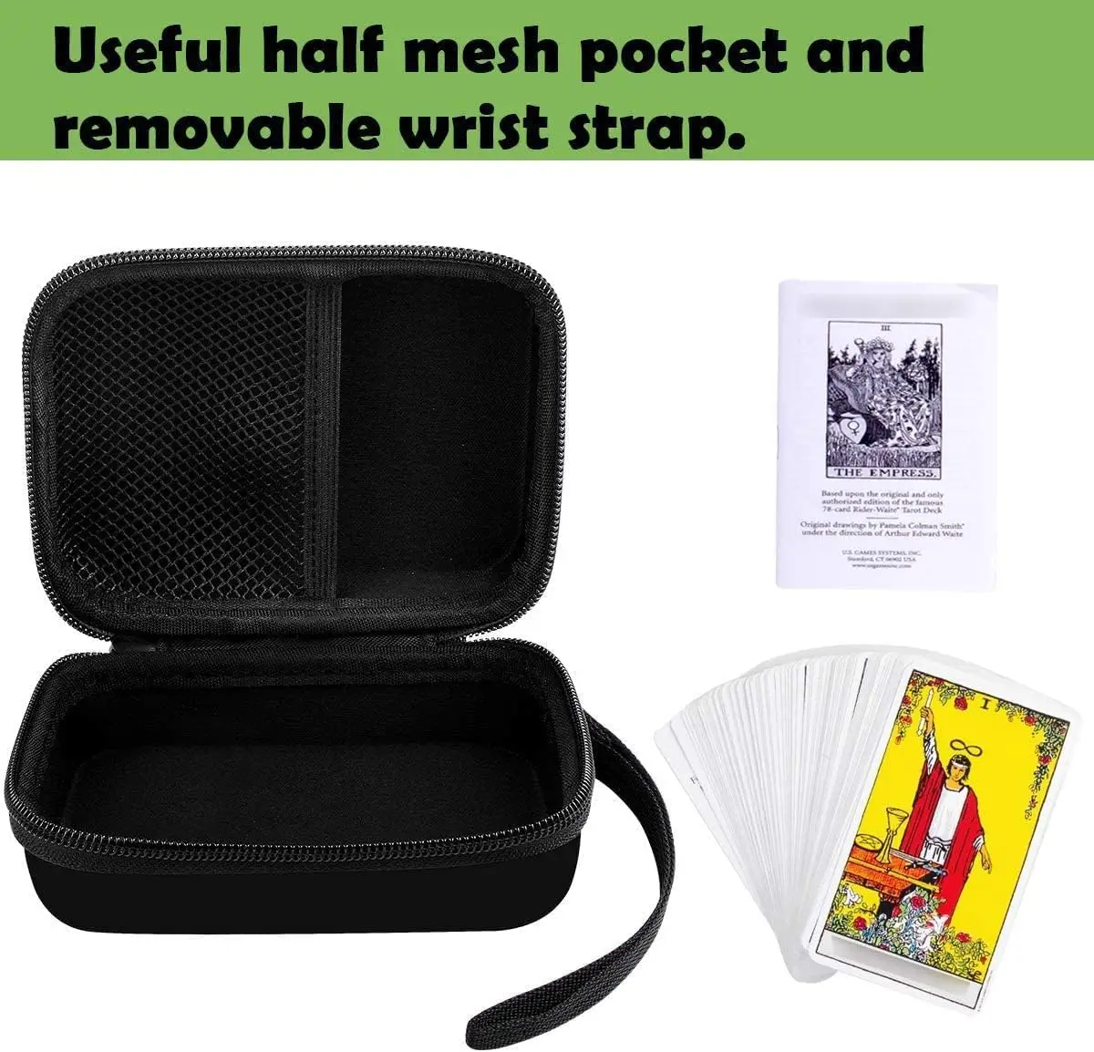 Storage Box Carrying Case Rider Tarot Deck Cards Classic Tarot Cards Set Storage Box Hard Case Not Included Cards