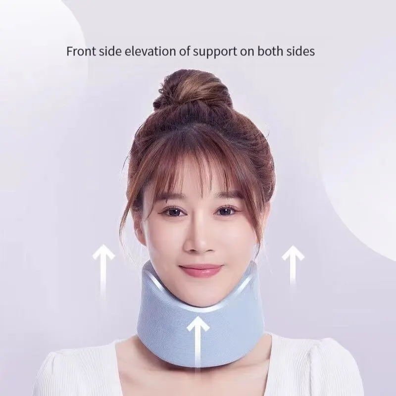 Cervical Tilt Prevention Brace Fixed Cervical Support Anti-Slumping Neck Brace Breathable Sponge Full Set Comfortable To Wear cervical support brace