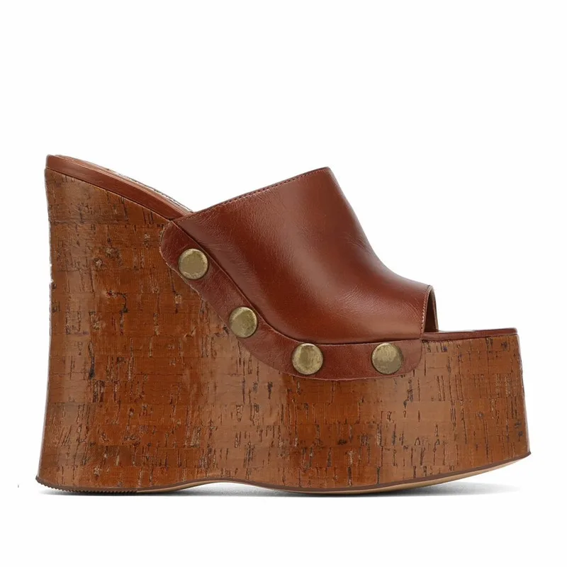 Light brown slippers