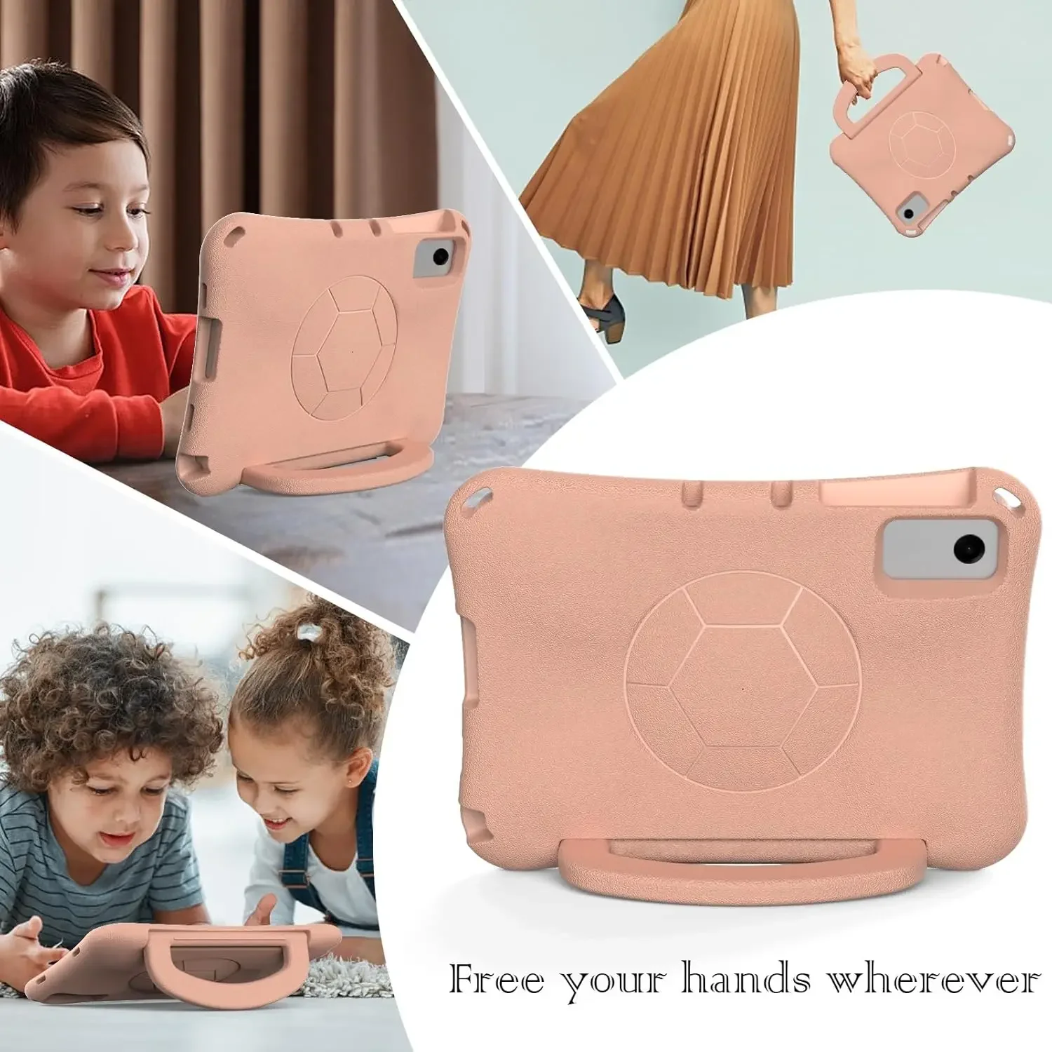 Durable EVA Kids Handle Case with Stand