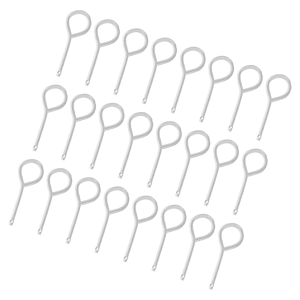 50 Pcs Fire Extinguisher Latch Set Equipment Lock Tools Stainless Steel