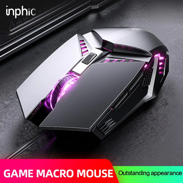 E-sports game metal manipulator wired mouse computer notebook universal silent gaming mouse DPI adjustment 2