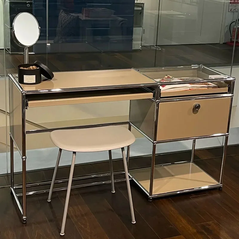 USM Module Cabinet Computer DeskMobile Internet Celebrity Study Office Stainless Steel Soild Wood Combination Module Laptop Desk USM Module Cabinet Computer DeskMobile Internet Celebrity Study Office Stainless Steel Soild Wood Combination Module Laptop Desk