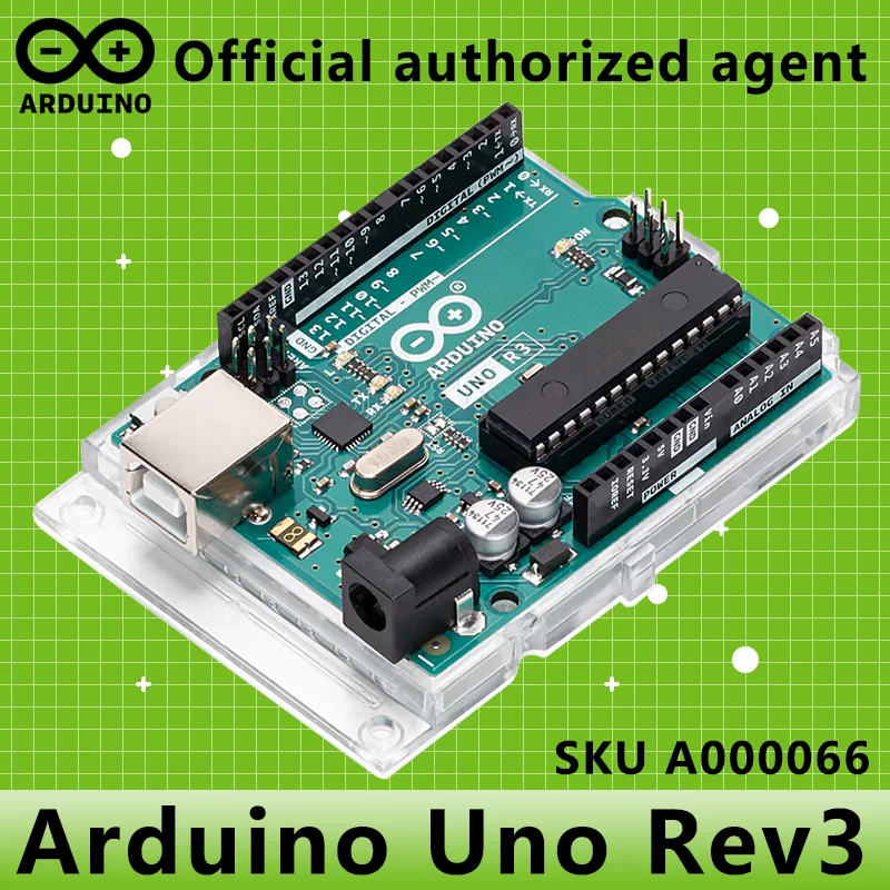 Arduino Uno Rev3 A000066 ATmega328P イタリアオリジナル輸入 AVR シングルチップマイクロコンピュータ開発ボード