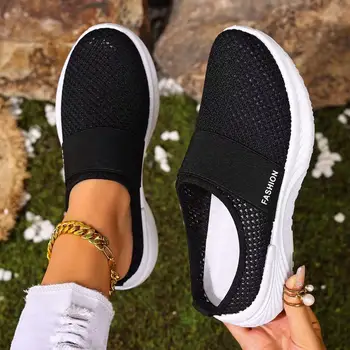 Women'S Casual Sports Shoes,Slip-On Breathable Lightweight Outdoor Walking Shoes,Comfortable Casual,Suitable for Summer Outdoor 1