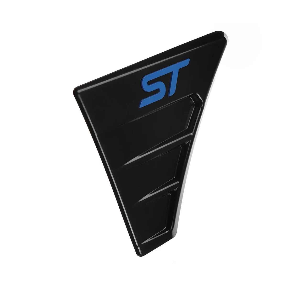 

2Pcs ST Style Car Side Vent Cover Trim for Focus MK3 Front Spoiler Outflow Flow Wing Sticker