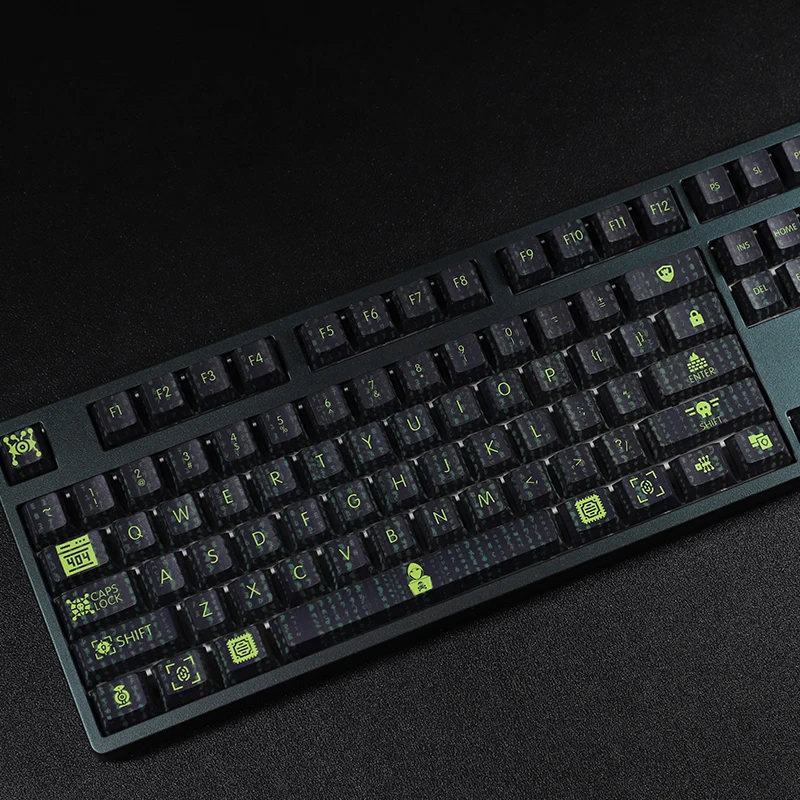 hacker ficção científica dados cyberpunk mecânico teclado boné