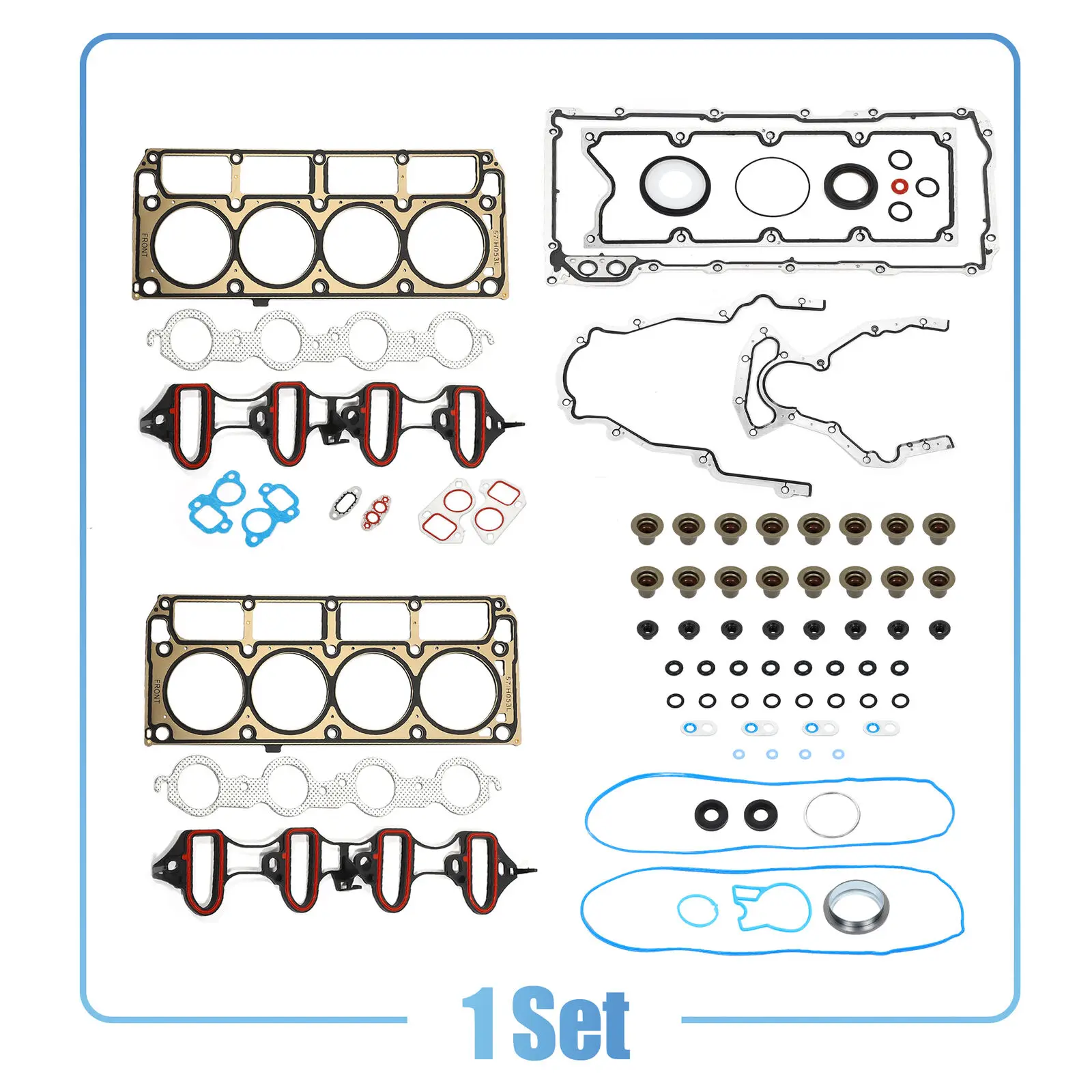 

HS26190PT-2 Engine Head Gasket Kit for Buick Chevrolet GMC Savana 1500 4.8L 5.3L HS26191PT HS26191PT-1 CS9284