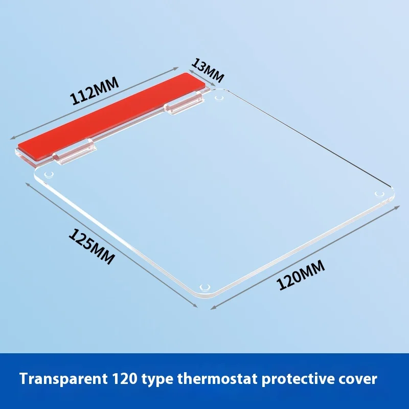 Central Air Conditioning Panel Temperature Controller Anti Accidental Touch Waterproof Anti Touch Switch Protective Cover