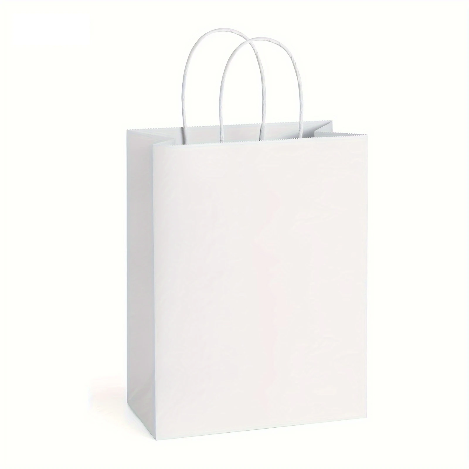 SONYANG 50-Pack Kraft Paper Gift Bags With Handles - 5.9x3.1x8.2 Inch, Red, Heavyweight 130gsm - View #6