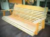 5' Natural Cedar Porch Swing, Amish Crafted, includes Chain & Springs 2