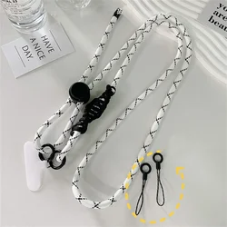 Adjustable Outdoor Universal Crossbody Phone Lanyard with Card Holder and Anti - Lost Wrist Strap (H)