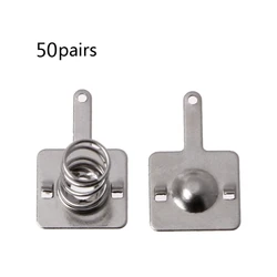 50 Pairs Metal Battery Spring Plate Set - 50 Pairs A