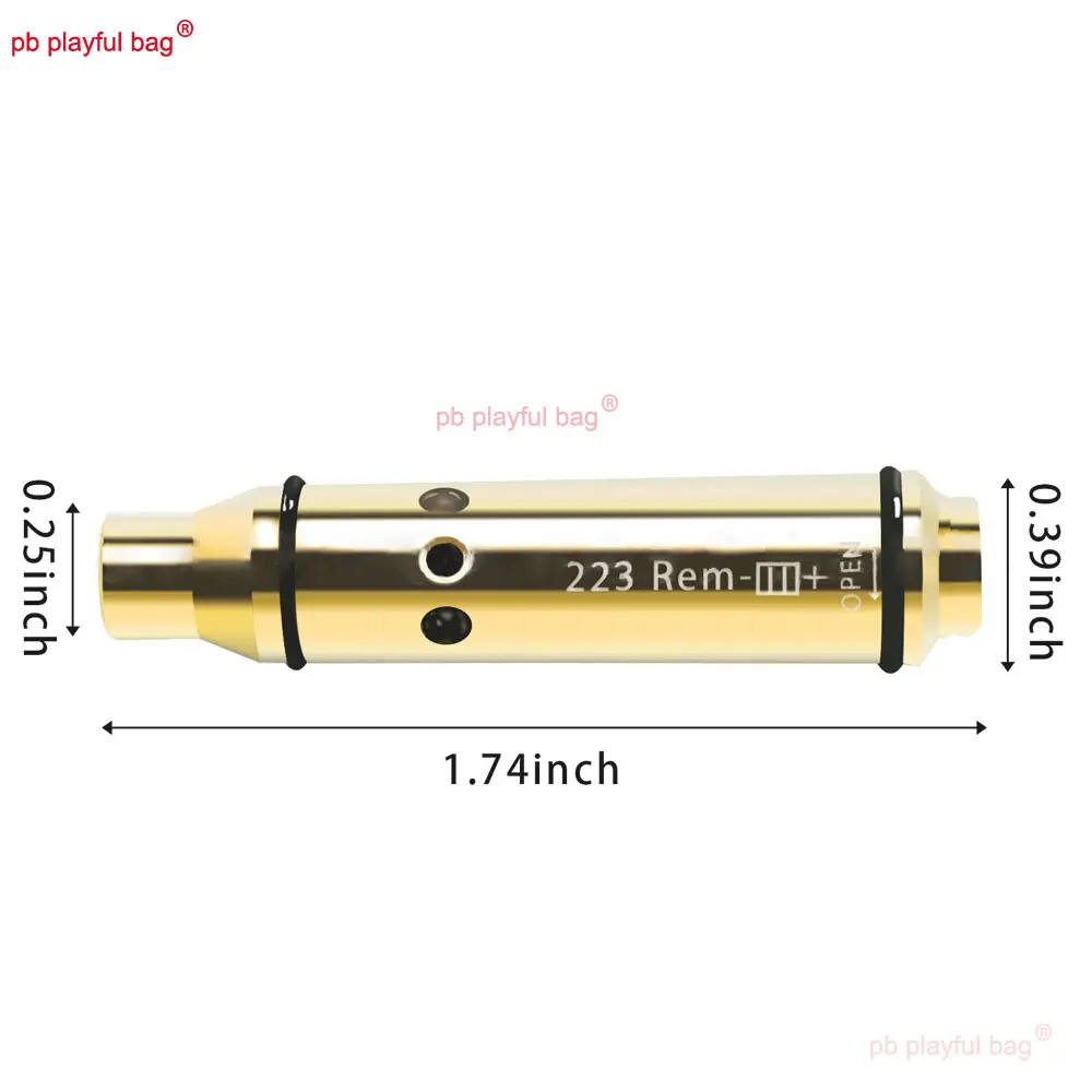 Tactical Red Laser Bore Sighter For 223REM Outdoor sports Training 2MW Laser Bullet Adult Leisure Game Toy Accessories QG534 4