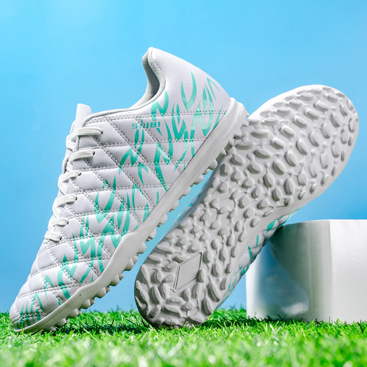 Football Shoes Professional football shoes TF broken nail outdoor sports training shoes anti slip and wear-resistant