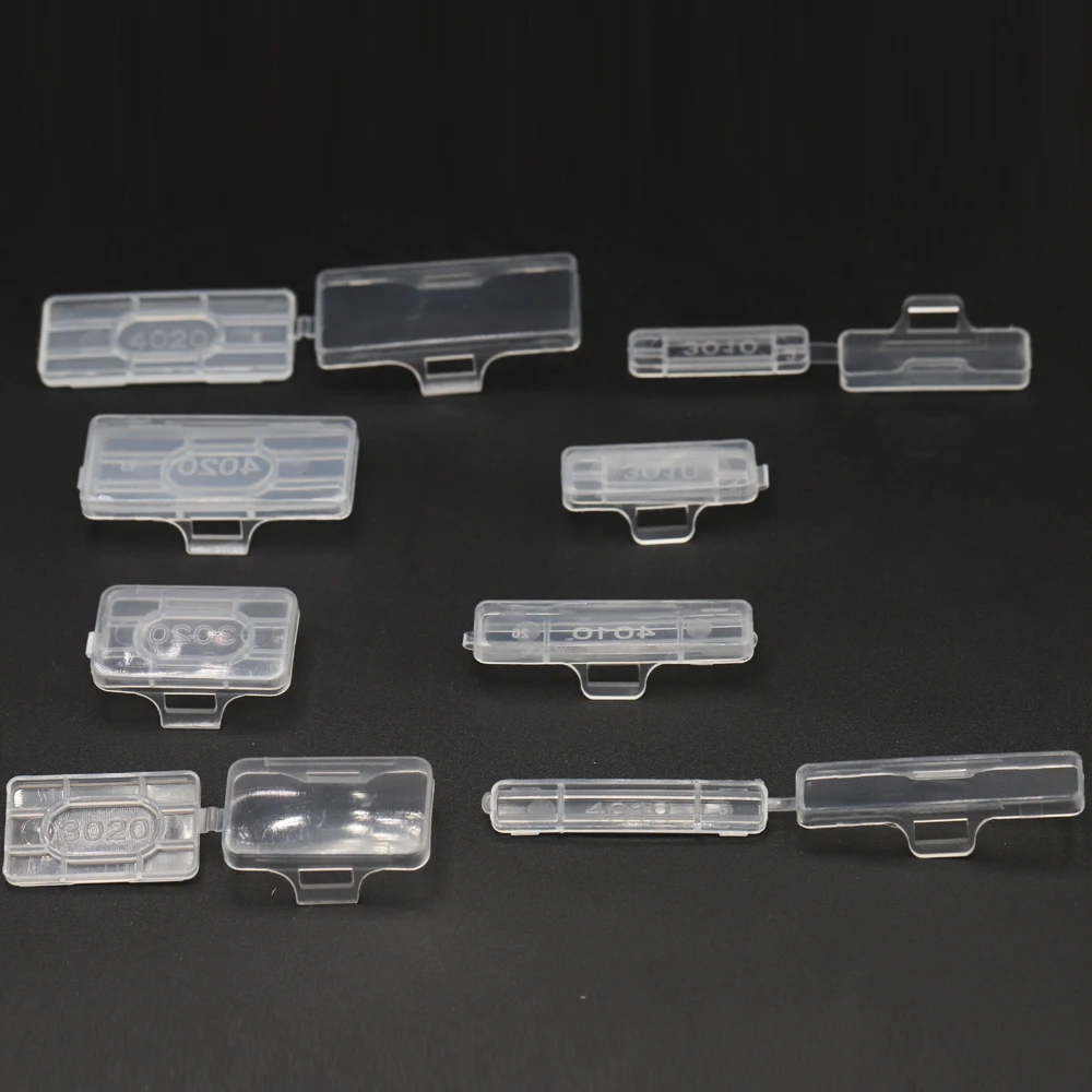 Cable Organizer 3010 3020 4010 4020 Plastic Transparent Clear Waterproof Wire Sign Cable Tie Marker Labeled Display Identification Tag Box