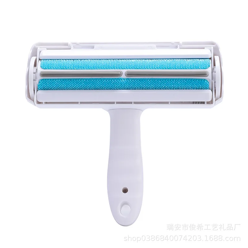 Chom Roller Animal H Cat Hair From Furniture Self-cleaning Lint One Handair Brush Pet Hair Remover Roller 2-Way Removing Dog